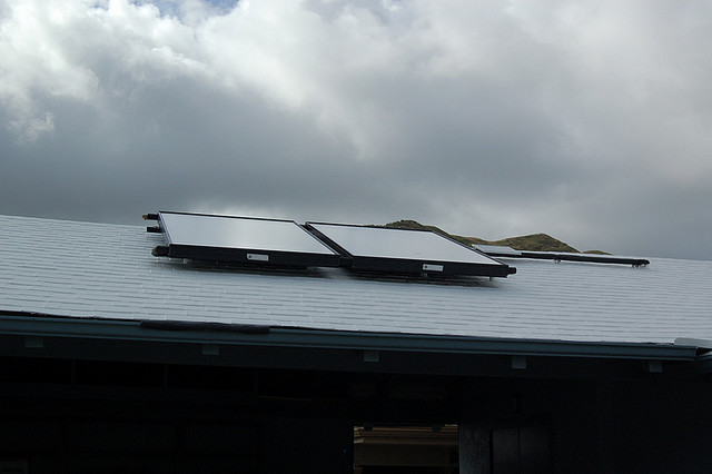 home solar water heater