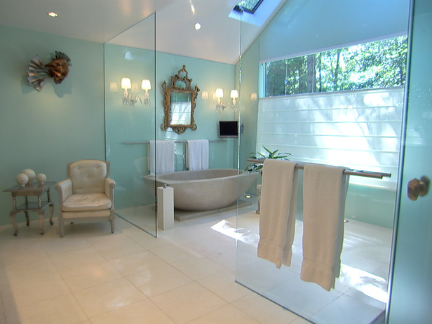 Tranquil Bathroom colors